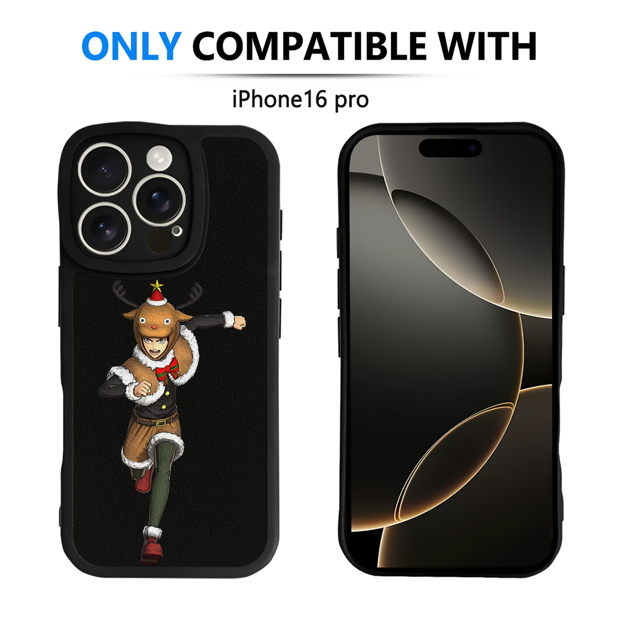 （画像用） 進撃の巨人 エレン･イェーガー Attack on Titan Eren Jäger 【iPhone 16シリーズ対応】シリコンスマホケース（レザー調） 材質：シリコン